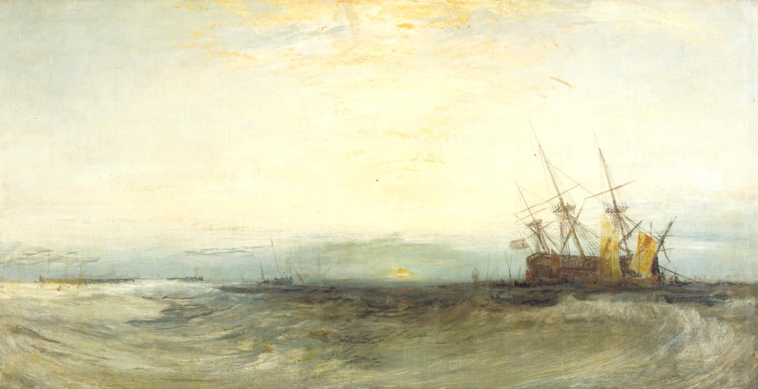 A Ship Aground, Yarmouth; Sample Study