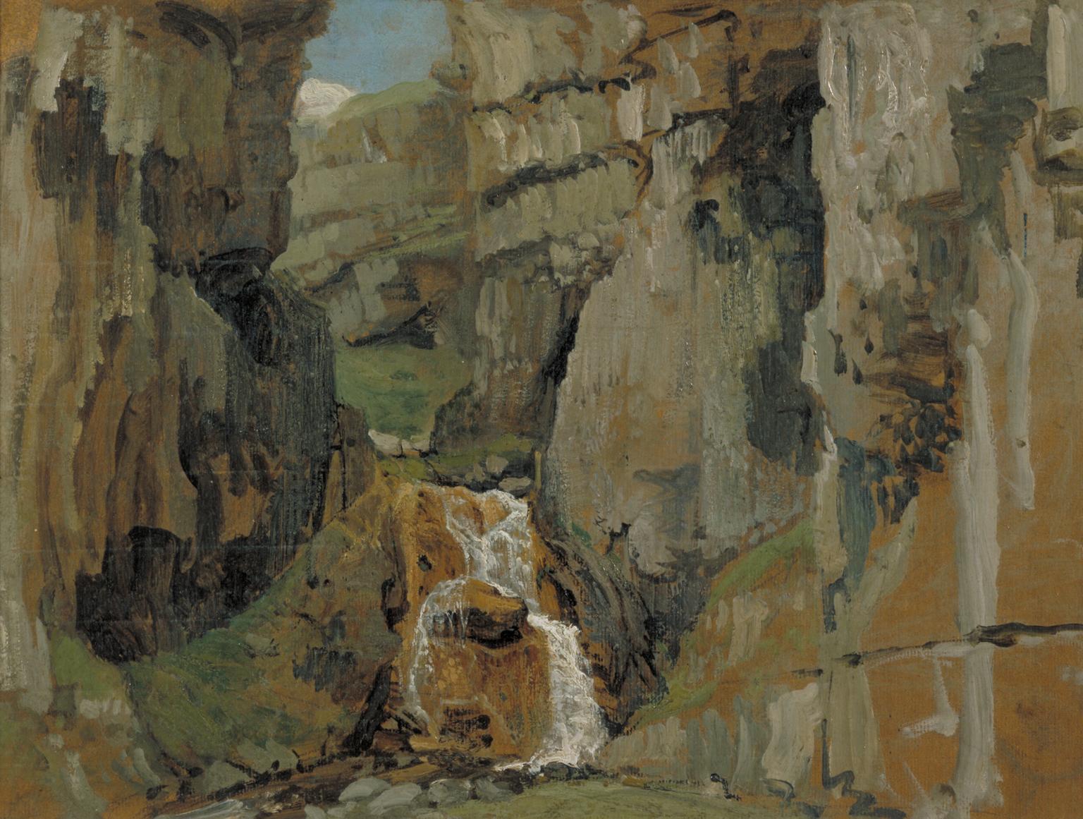 Sketch for ‘Gordale Scar’
