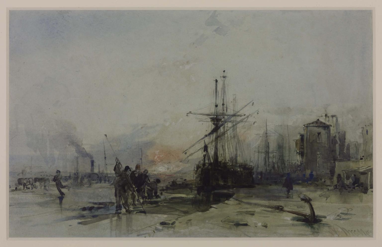 Bristol Harbour in Ice