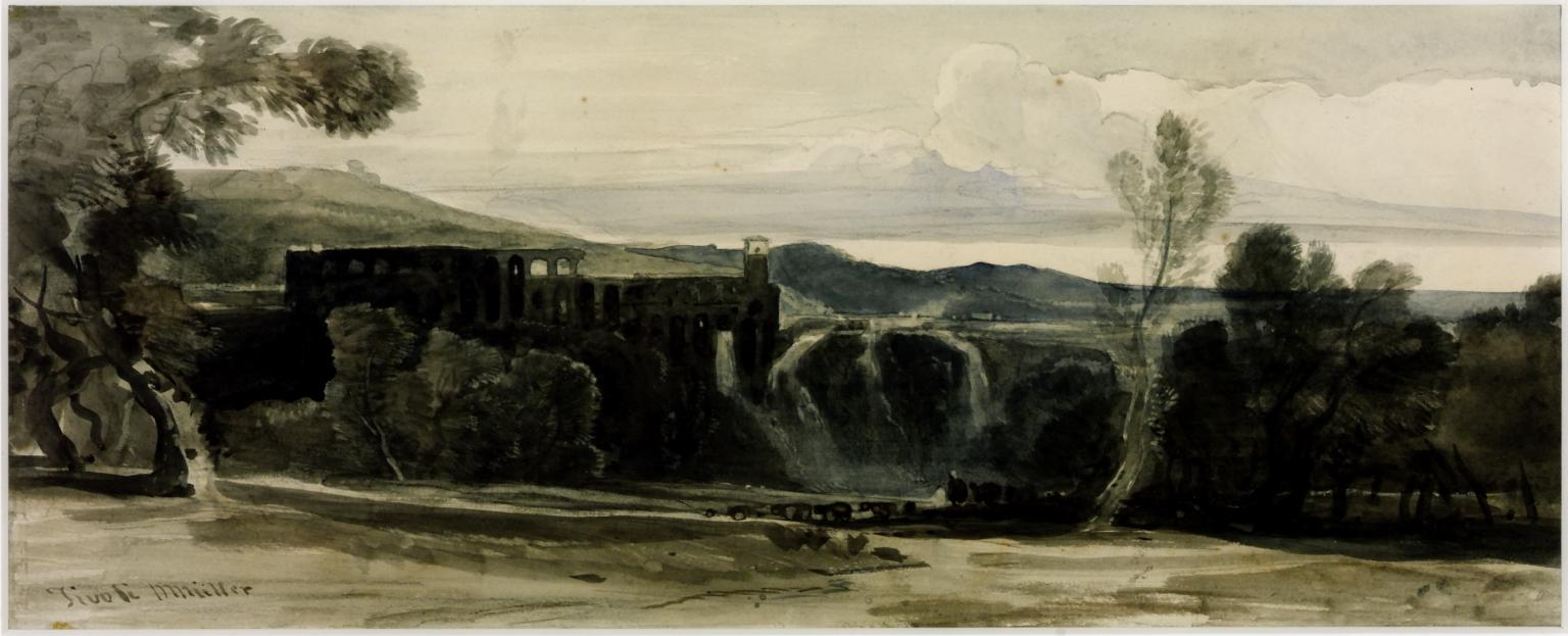 Tivoli: Villa of Maecenas from the North