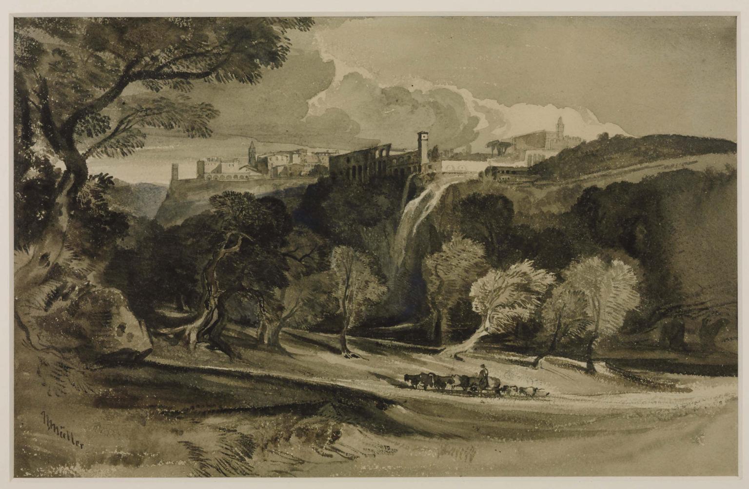 Tivoli: Villa of Maecenas from the North-West