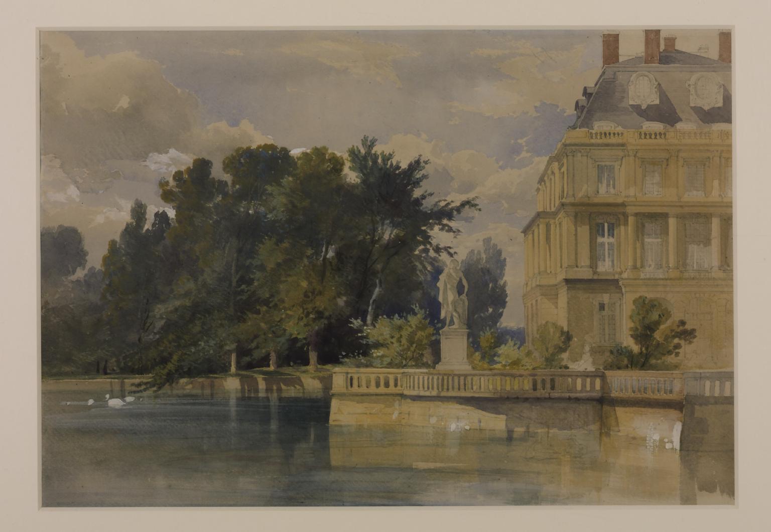 Fountainebleau: The Palace from the Carp Pond