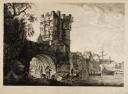 Rev. Edward Pryce Owen, ‘The Old Welsh Bridge, Shrewsbury (after Paul Sandby)’ 1821