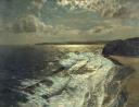 Julius Olsson, ‘Moonlit Shore’ exhibited 1911