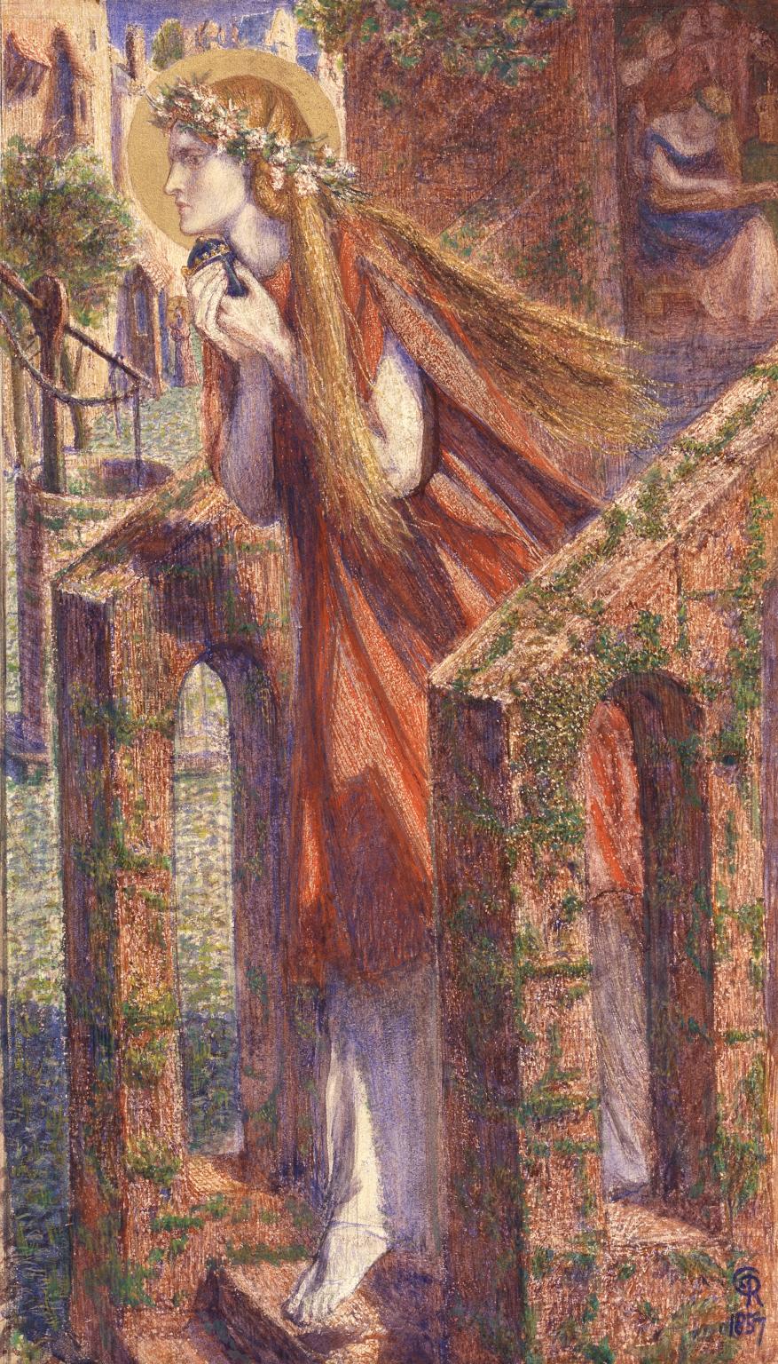 Mary Magdalene leaving the house feasting