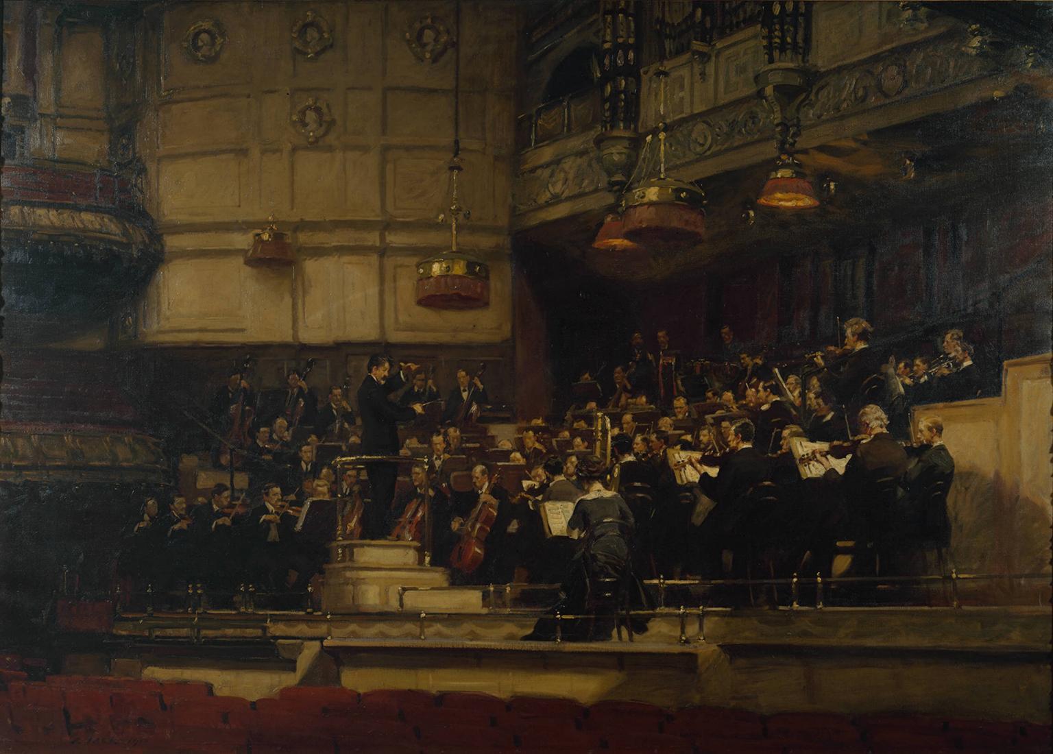 Rehearsal with Nikisch