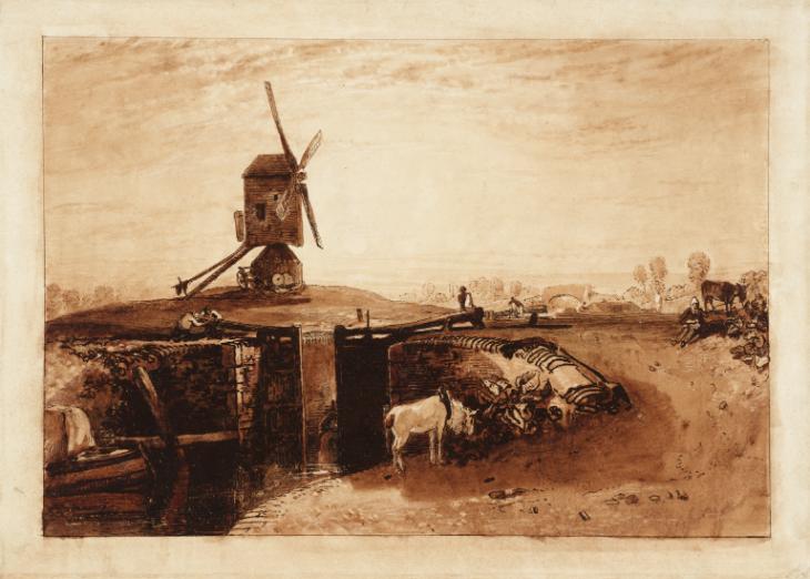 Joseph Mallord William Turner, ‘Windmill and Lock’ c.1811