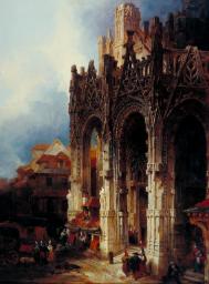 The Porch of St Maclou, Rouen