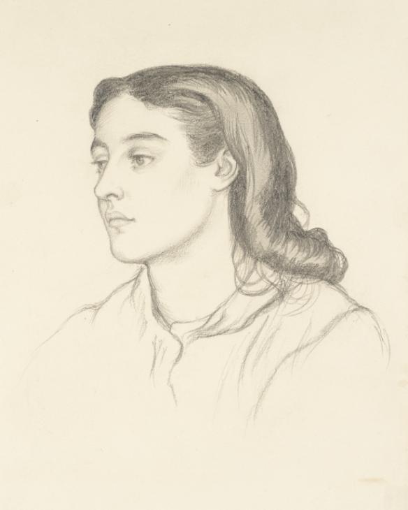 ‘Miss Robertson (Mrs Fernandez)’, Dante Gabriel Rossetti, c.1866 | Tate