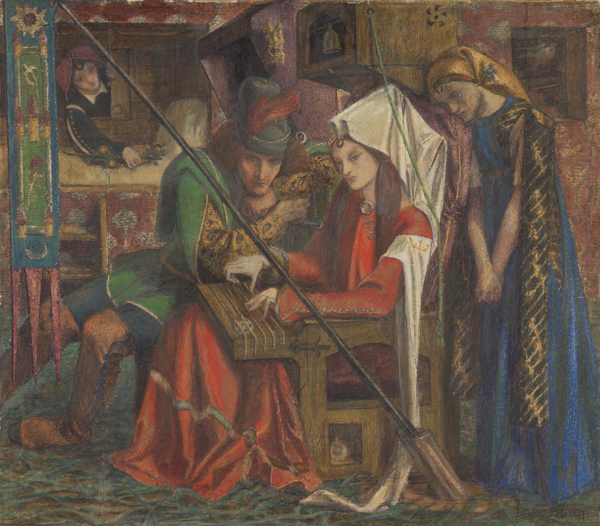 The Tune of the Seven Towers', Dante Gabriel Rossetti, 1857 | Tate
