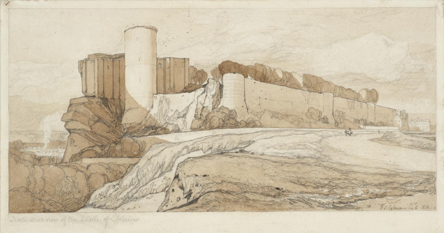 North-West View of the Castle at Falaise