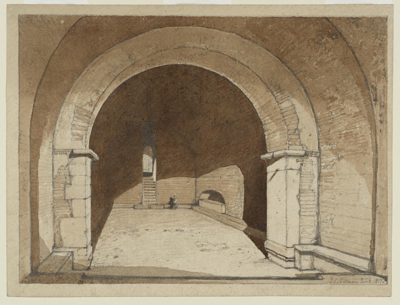 Crypt in the Church of St Gervais, Rouen