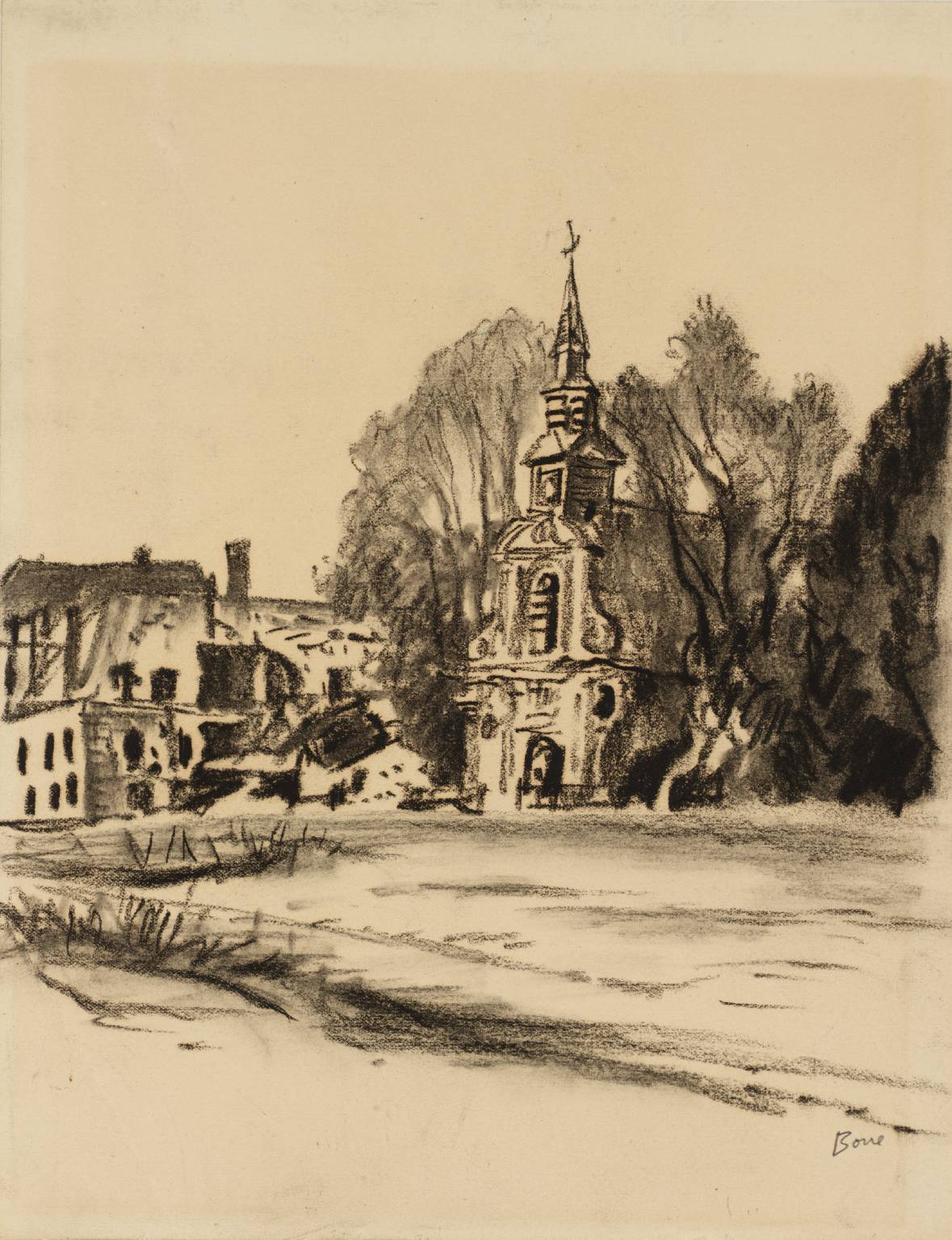 A Church in the Citadel at Arras