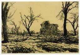 A Soldiers’ Cemetery at Lihons, May 1917