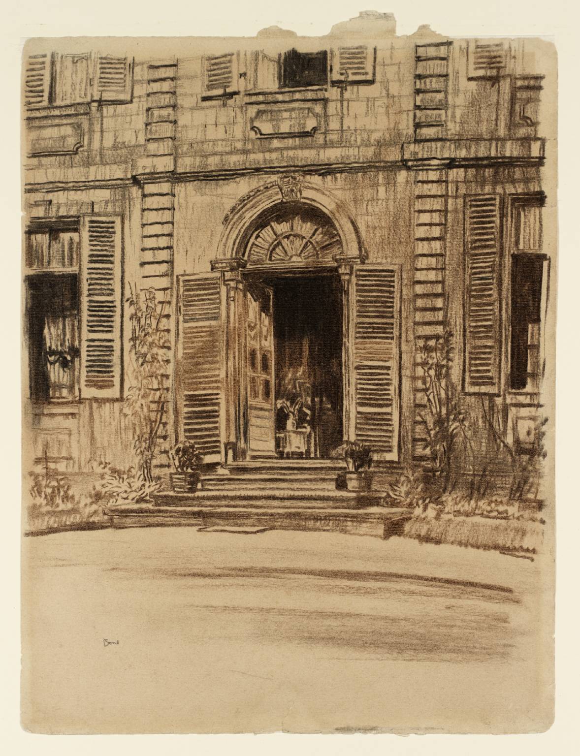 An Officers Billet at G.H.Q., June 1917