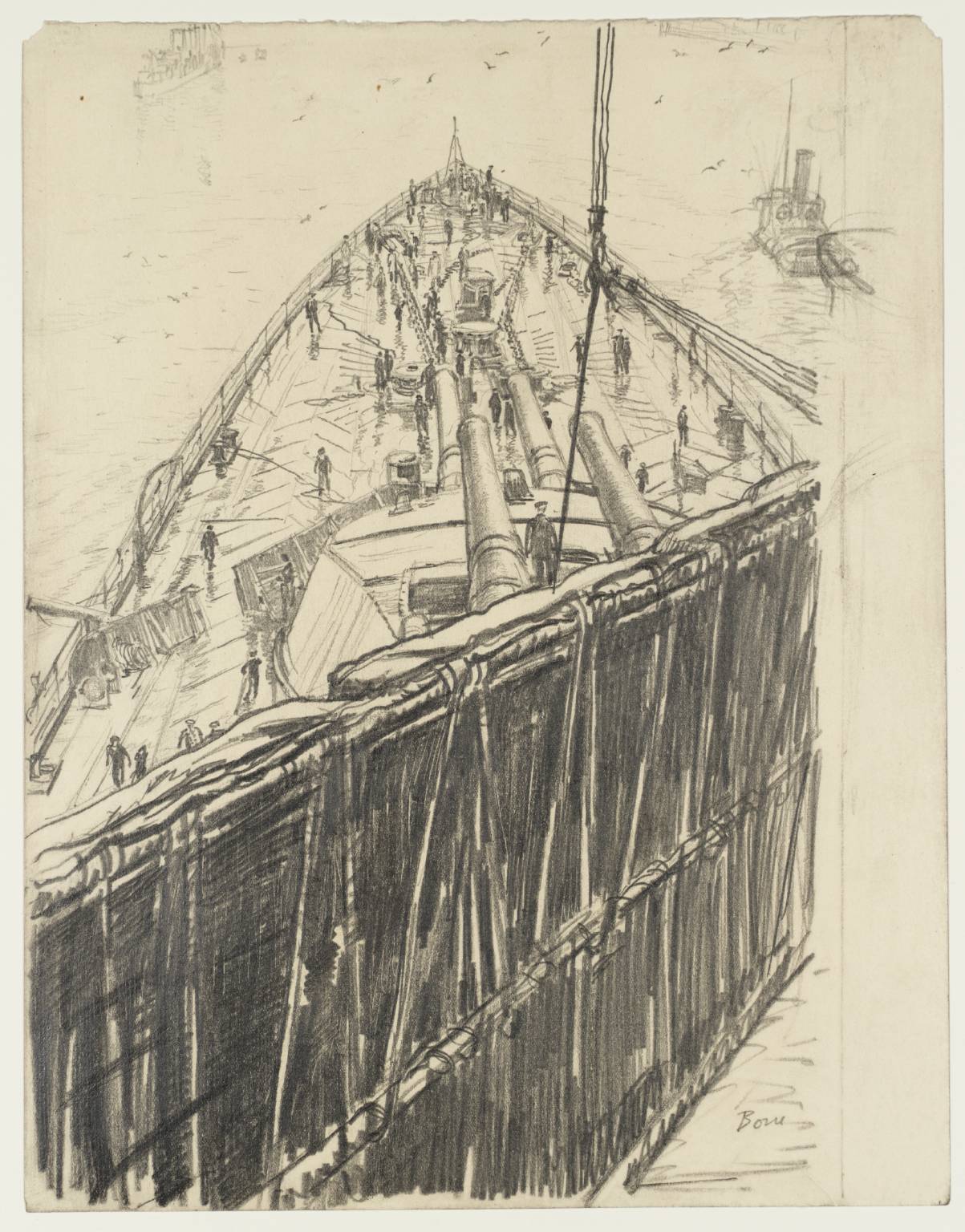 From the Bridge of a Battleship