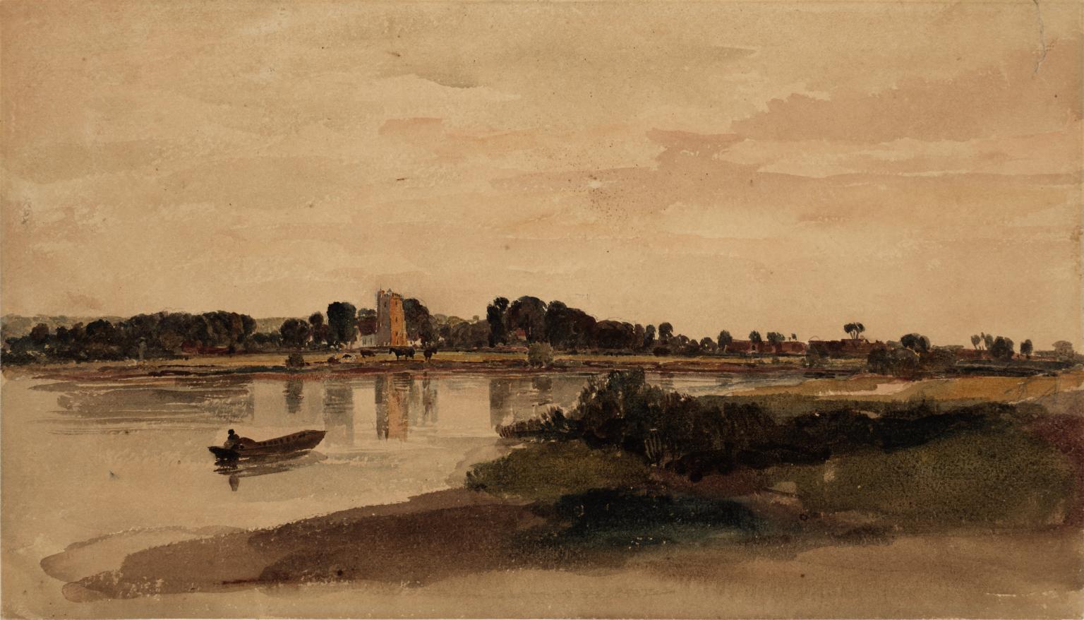 Bray on Thames, sketch for N03487