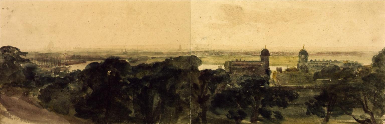 View of London from Greenwich Park