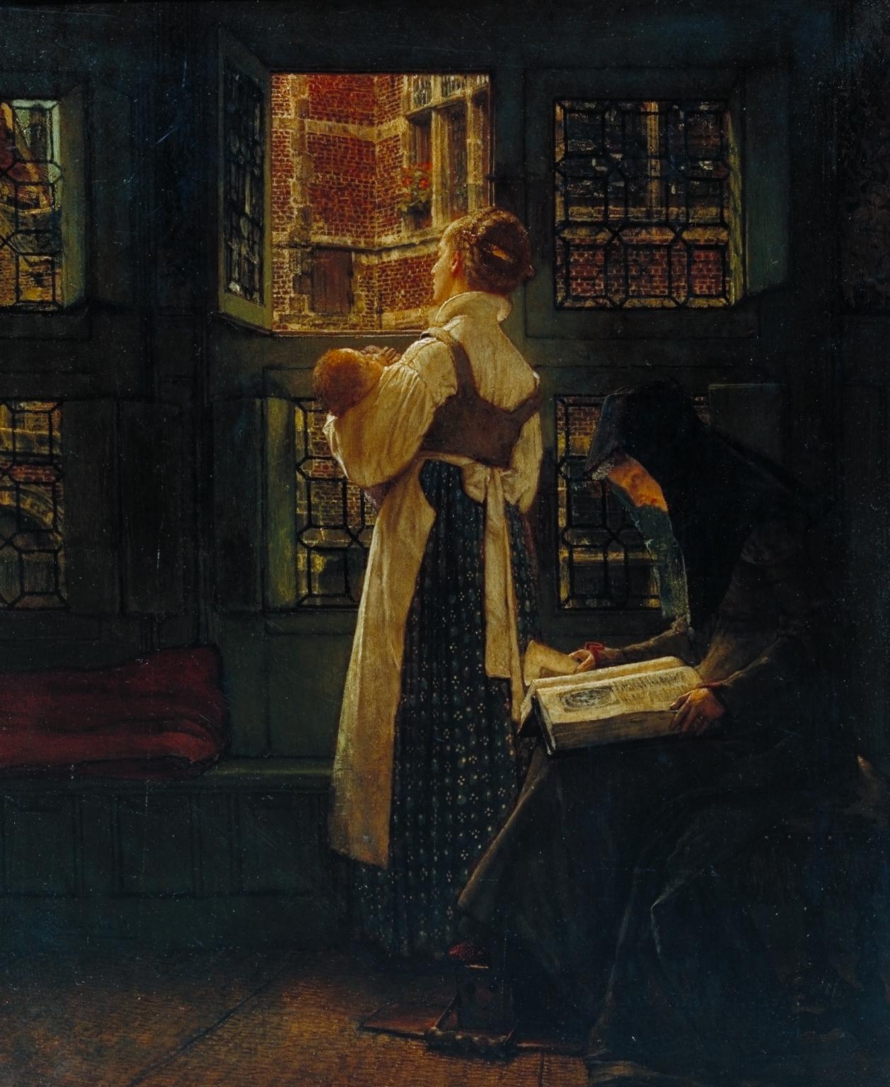 Paint it black: Frank Holl, master of Victorian darkness, Painting