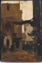 Rodolphe d’Erlanger, ‘Street in Cairo’ ?c.1920–2
