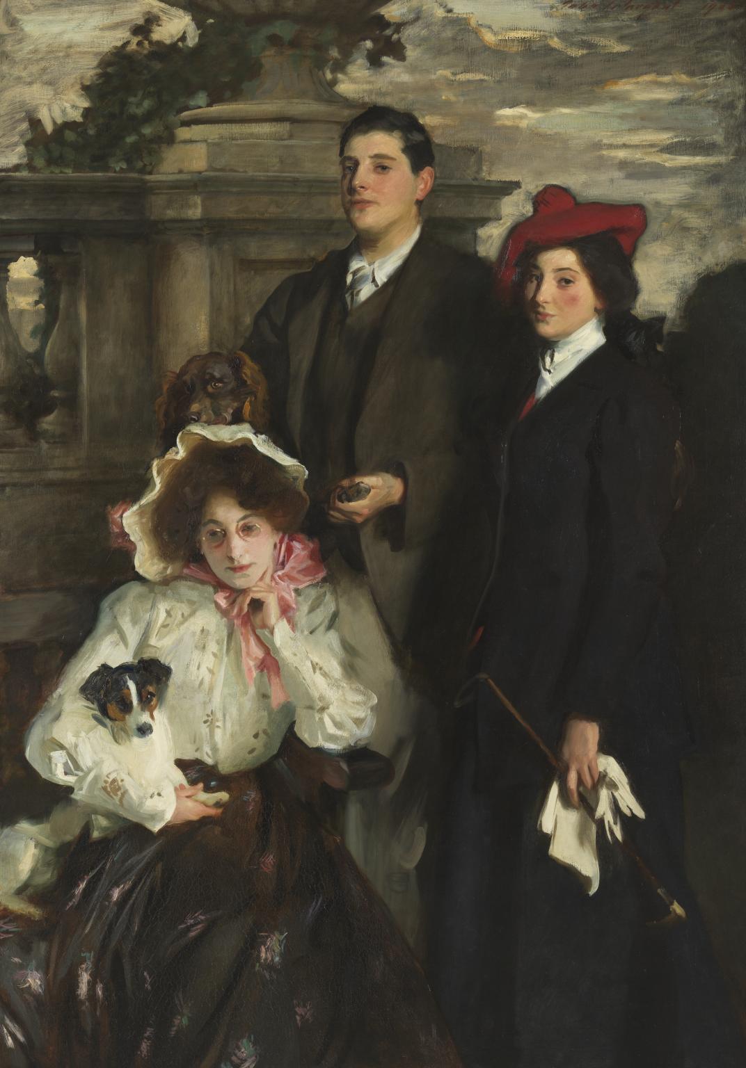 Hylda, Almina and Conway, Children of Asher Wertheimer
