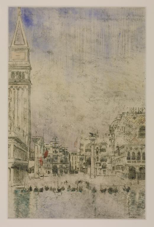 Walter Richard Sickert, ‘The Piazzetta and the Old Campanile, Venice’ c.1901