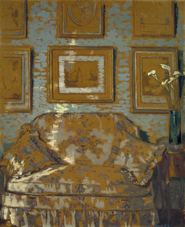 Ethel Sands, ‘The Chintz Couch’ c.1910-1