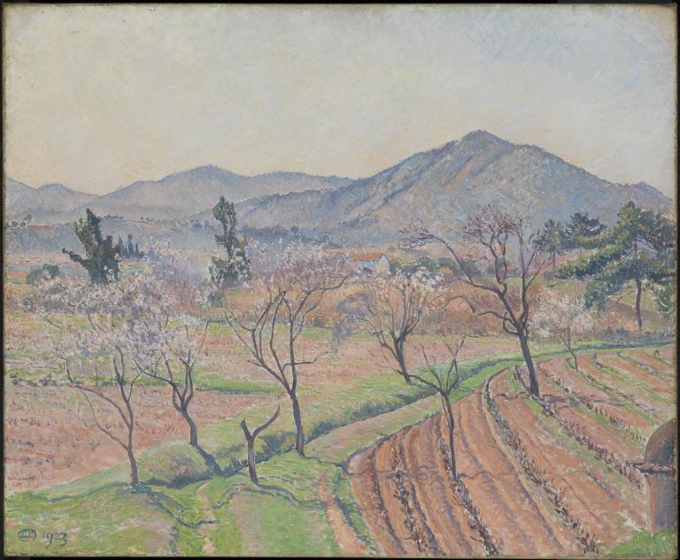 Lucien Pissarro, ‘Almond Trees, Le Lavandou’ 1923