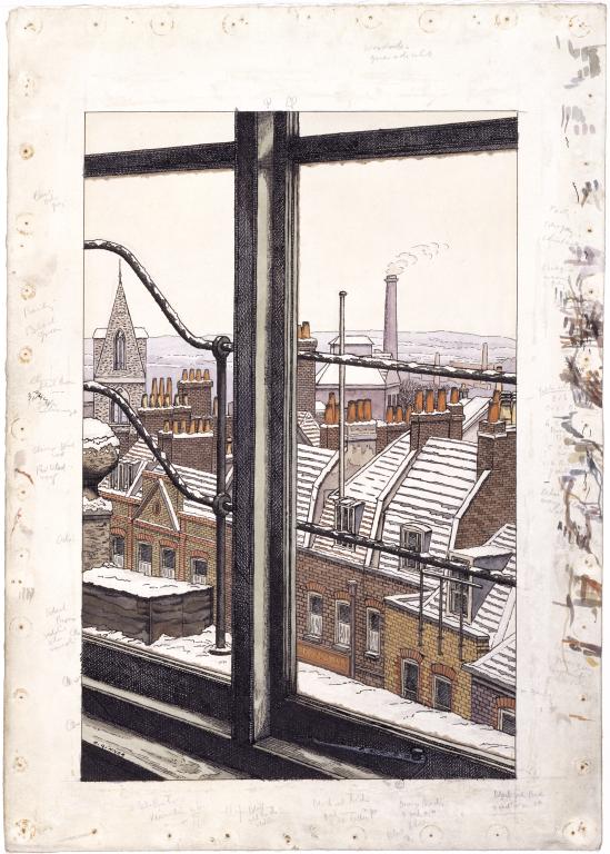 Charles Ginner, ‘From a Hampstead Window’ 1923
