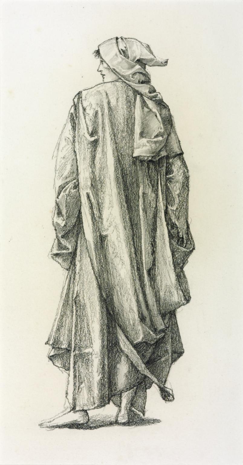Study of the Pilgrim for ‘The Pilgrim at the Garden of Love’