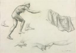 Studies for ‘Love Leading the Pilgrim’