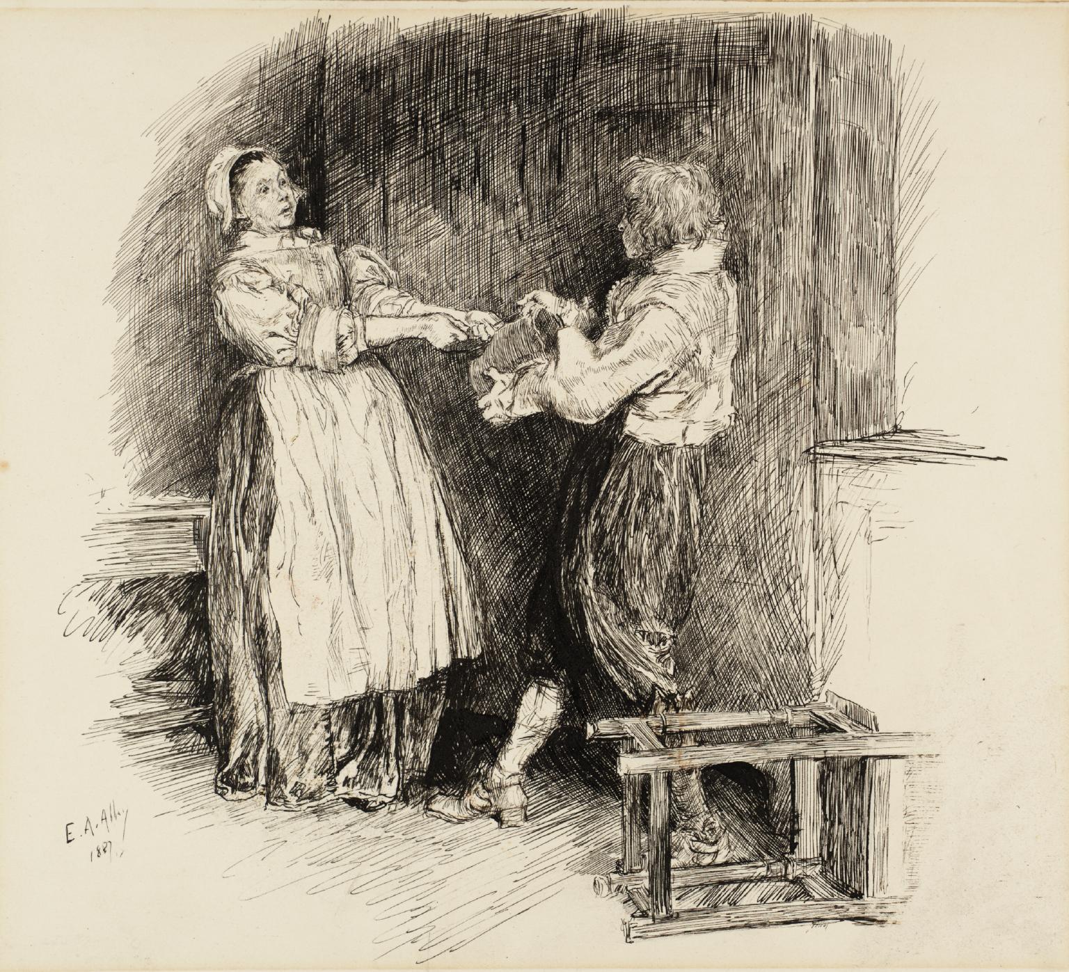 Illustration to ‘The Leather Bottel’