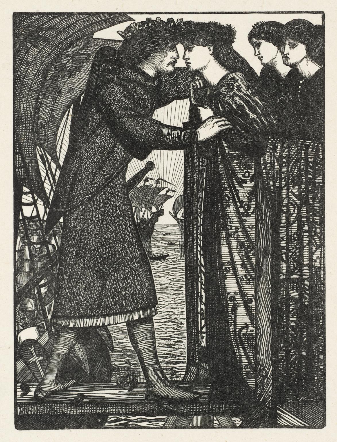Sigurd the Crusader, engraved by the Dalziel Brothers
