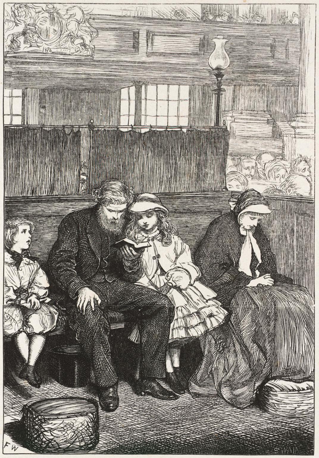 Philip in Church, engraved by Swain