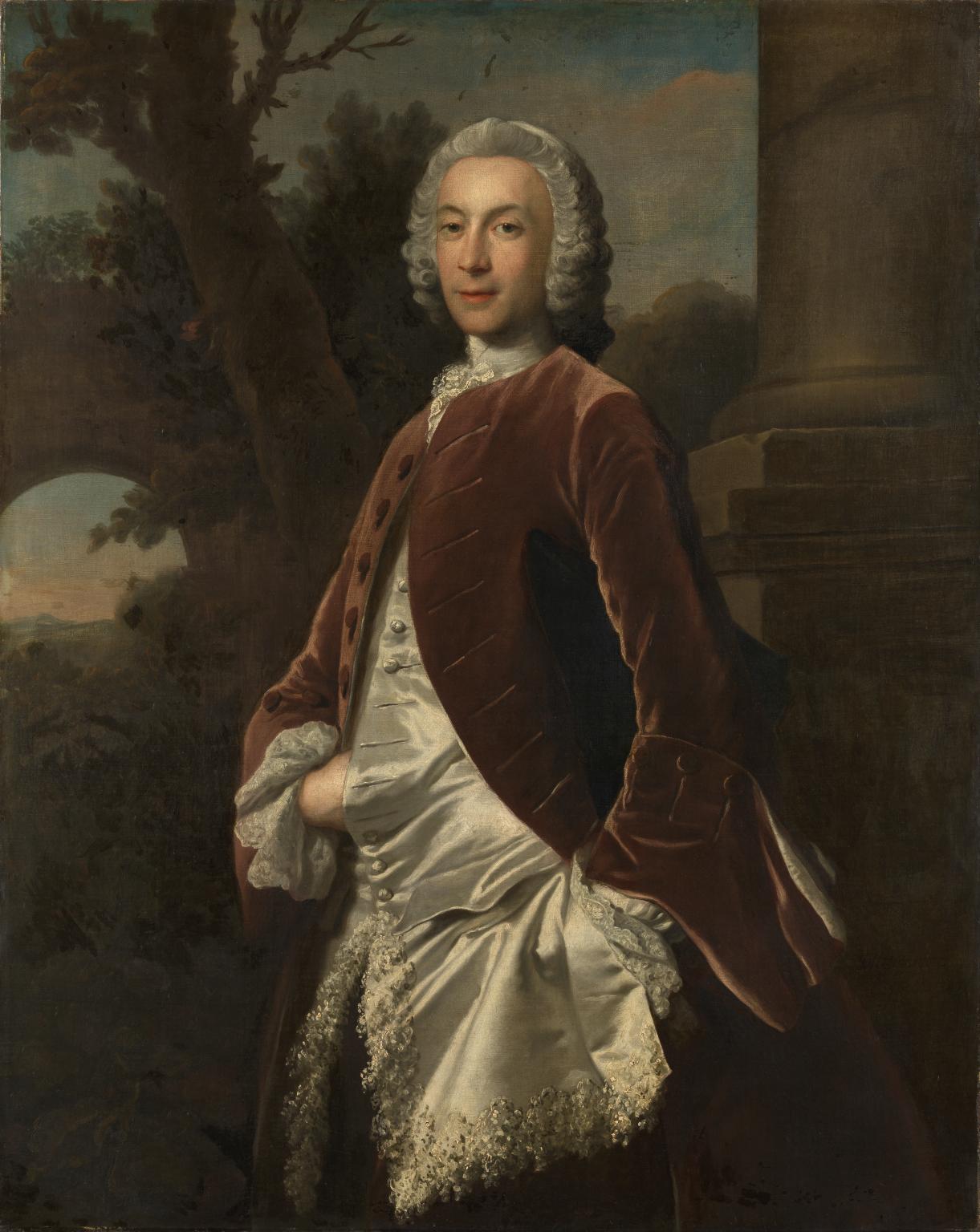 A Gentleman in a Brown Velvet Coat
