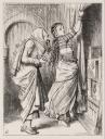 Sir John Tenniel, ‘The Lady Shows Alnaschar the Hidden Treasure, engraved by the Dalziel Brothers’ published 1864