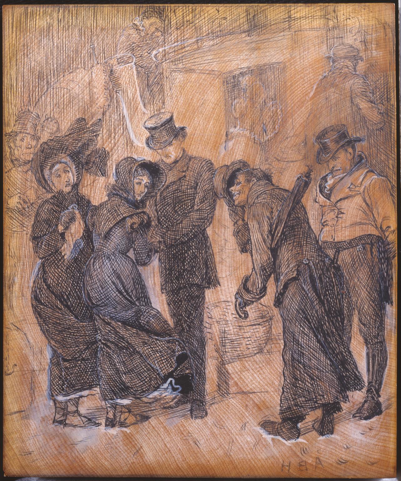 London Scene, for engraving