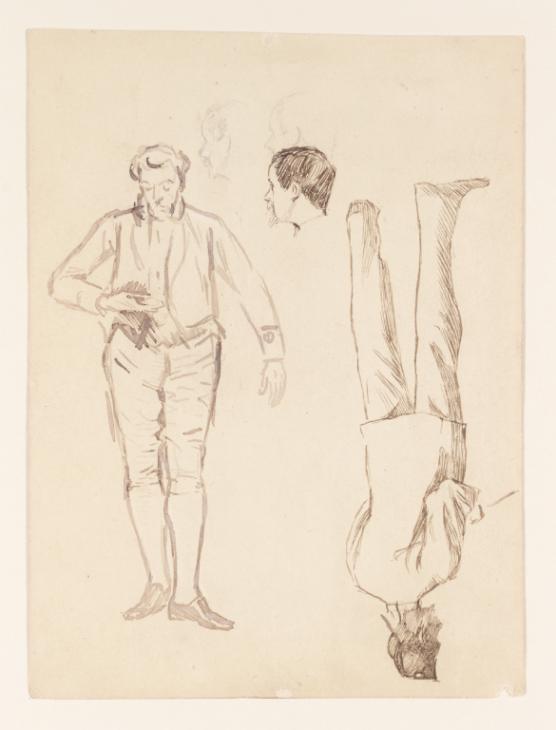 ‘Sketches of Horace Harral and Edwin Edwards’, Charles Samuel Keene | Tate