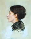 Laura Anning Bell, ‘Miss Annie Horniman’ ?c.1910