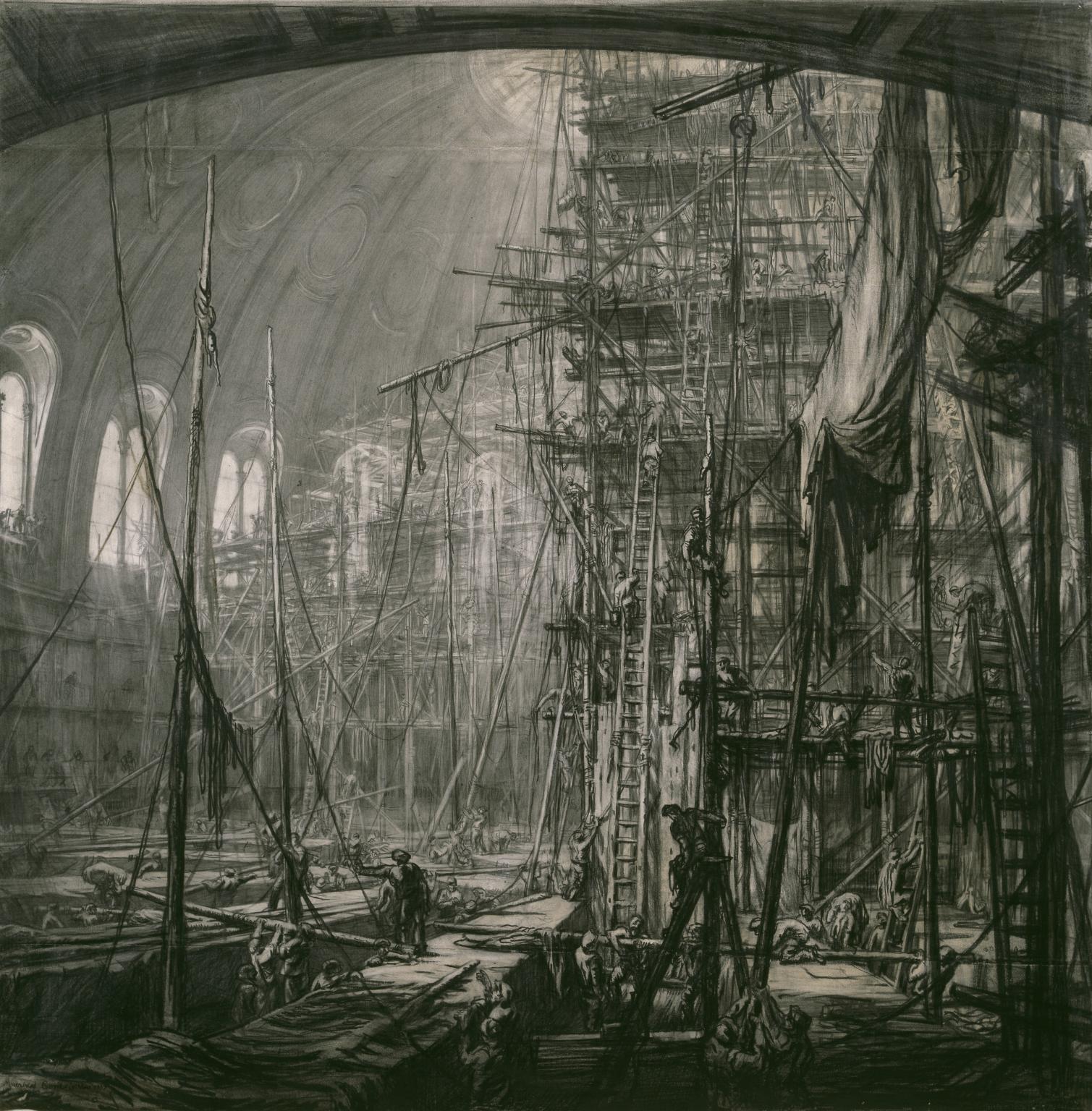 The British Museum Reading Room, May 1907