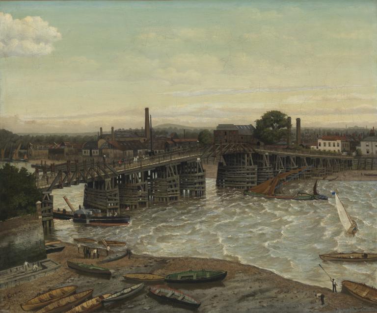 Old Battersea Bridge Walter Greaves 1874 Tate