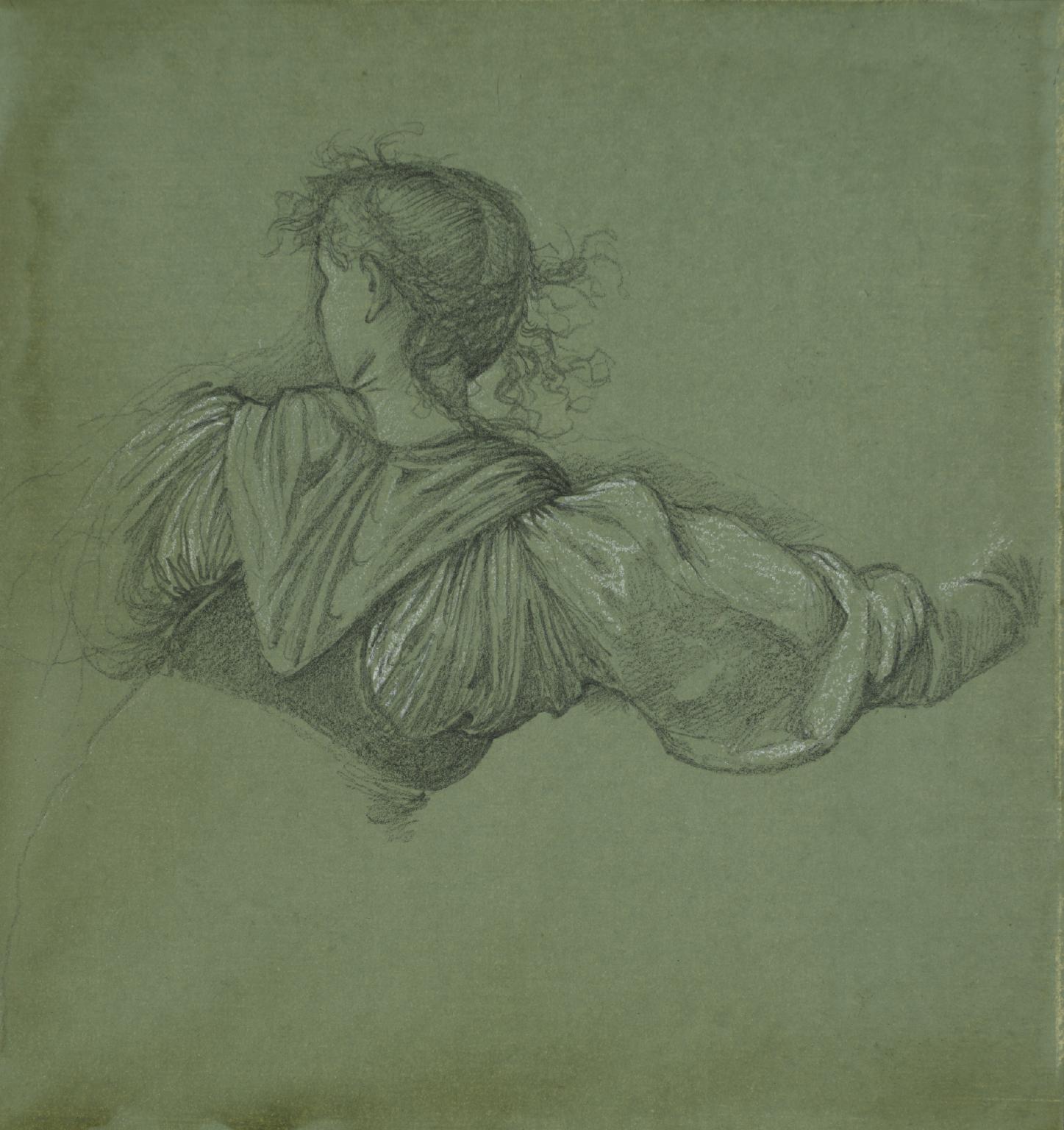 Study of the Head and Shoulders of a Woman for ‘The Passing of Venus’