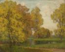 Sir Alfred East, ‘Golden Autumn’ c.1900