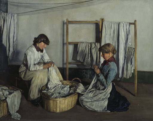 Albert Rutherston, ‘Laundry Girls’ 1906