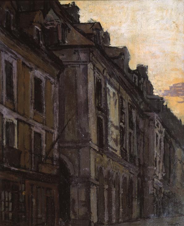 Walter Richard Sickert, ‘Les Arcades de la Poissonnerie, Dieppe’ c.1900