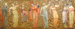 Frieze of Eight Women Gathering Apples