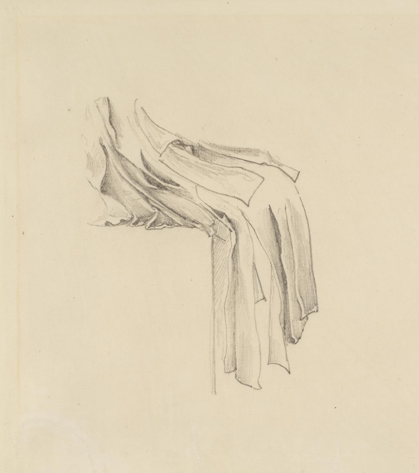 Study of Drapery for ‘King Cophetua and the Beggar Maid’ (N01771)