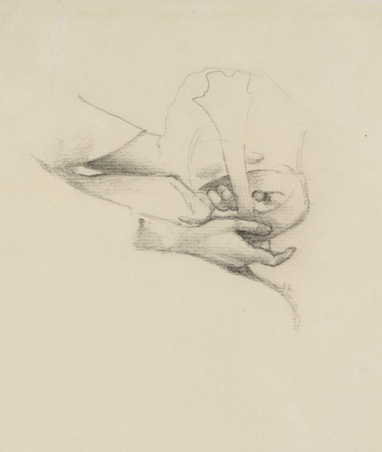 Study of Hands for ‘King Cophetua and the Beggar Maid’ (N01771)