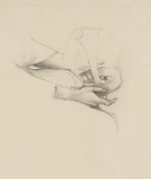 Study of Hands for ‘King Cophetua and the Beggar Maid’ (N01771)