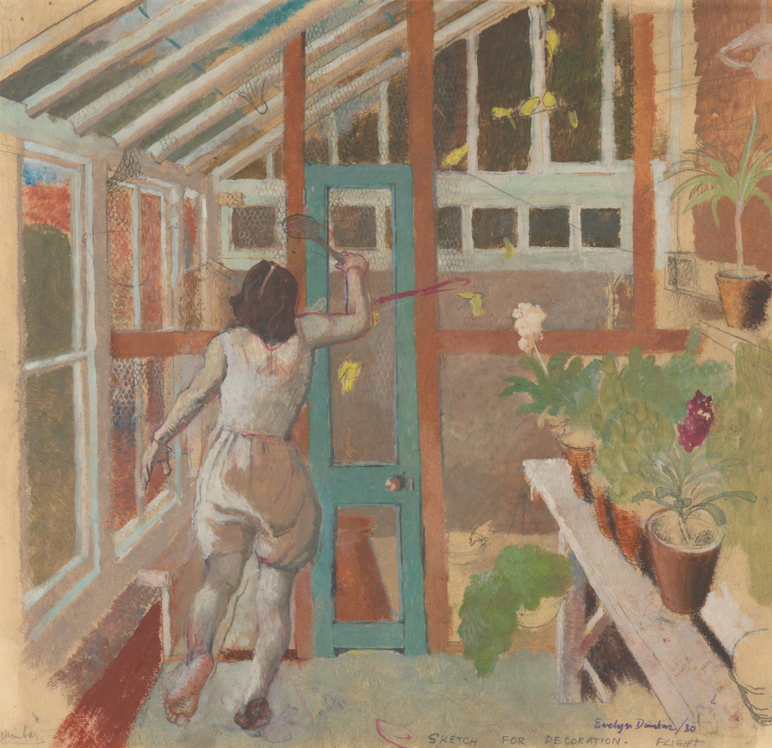 Study for Decoration: Flight